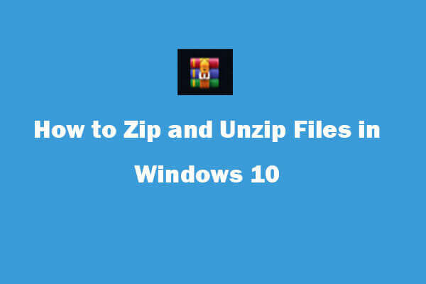 zip programs for windows 10